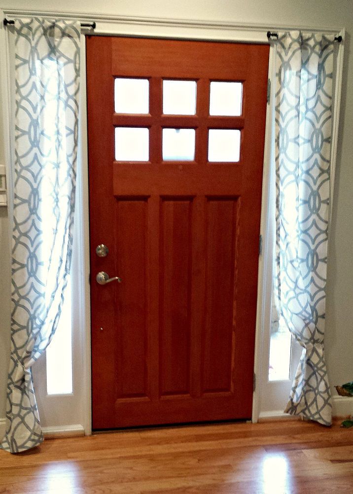 modern sidelight curtains