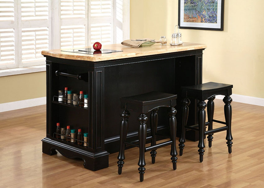 movable kitchen island bench