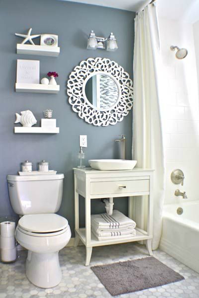 nautical theme bathroom mirror