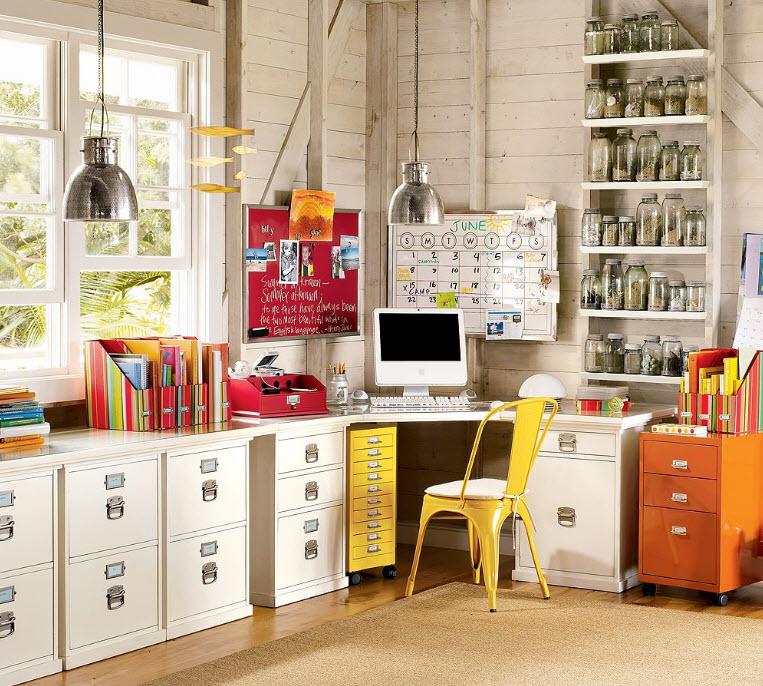 office decorating ideas colors