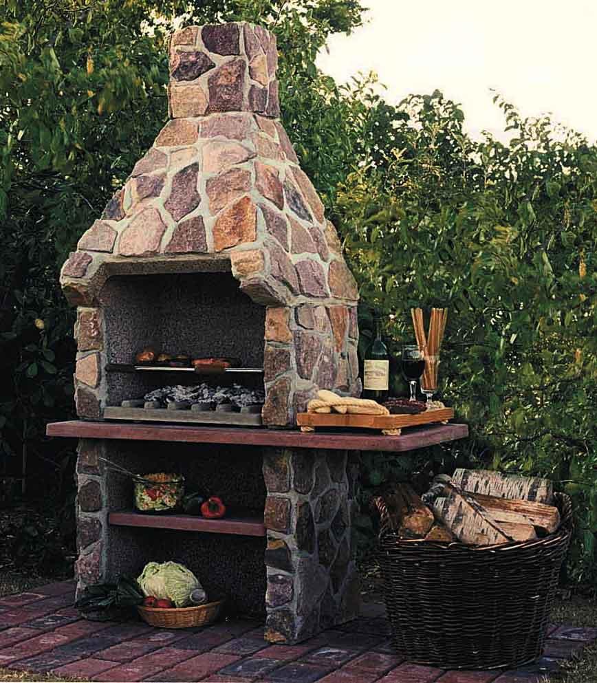 outdoor fireplace grill kits