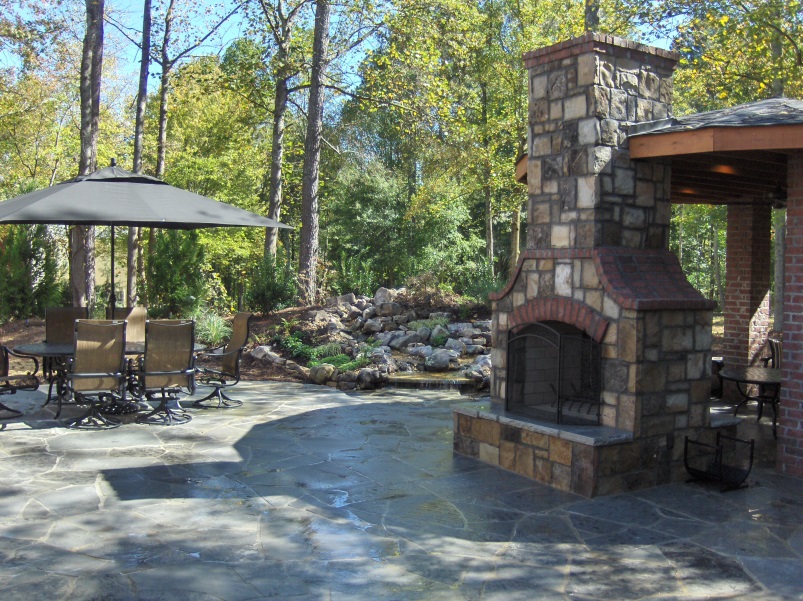 outdoor fireplace modular kits