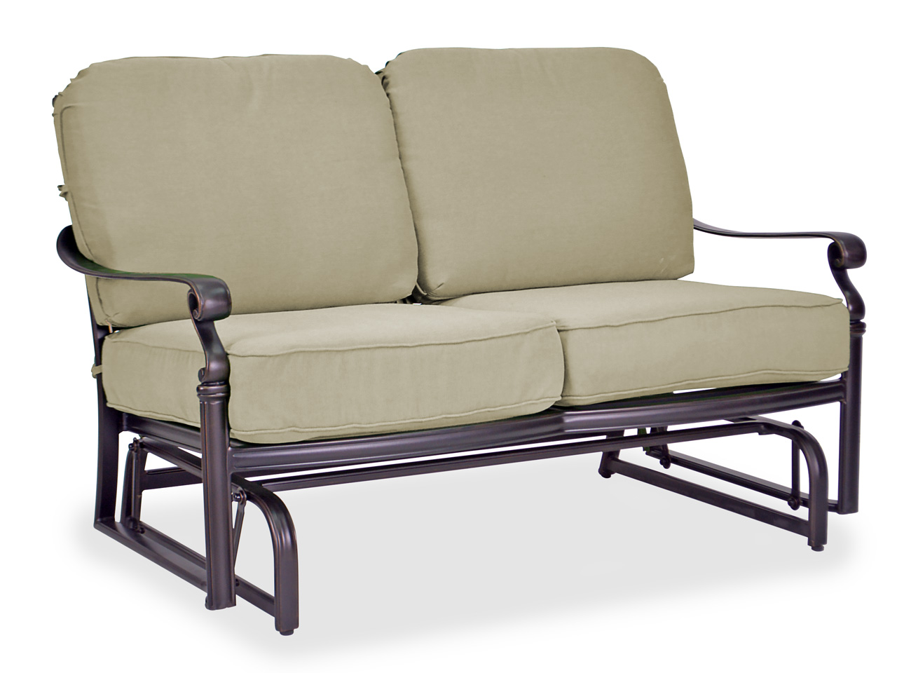 patio furniture glider sofa