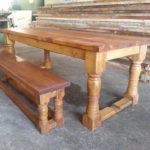 reclaimed wood table care