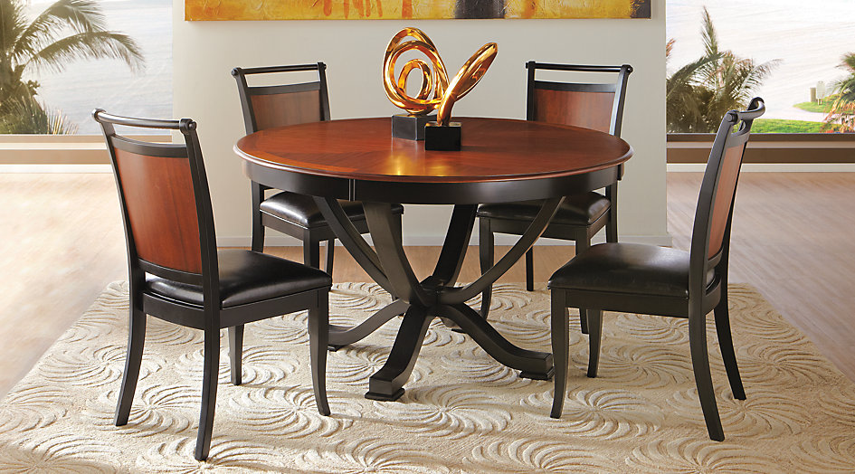 round dining room tables extendable