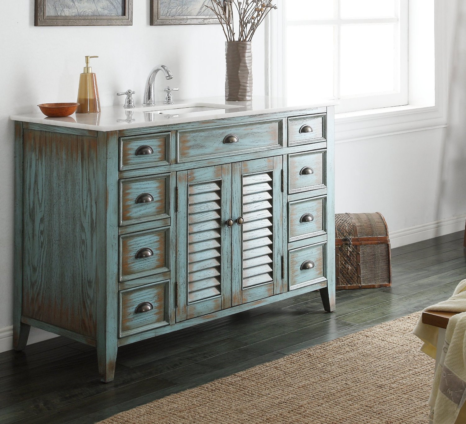 rustic antique bathroom vanities