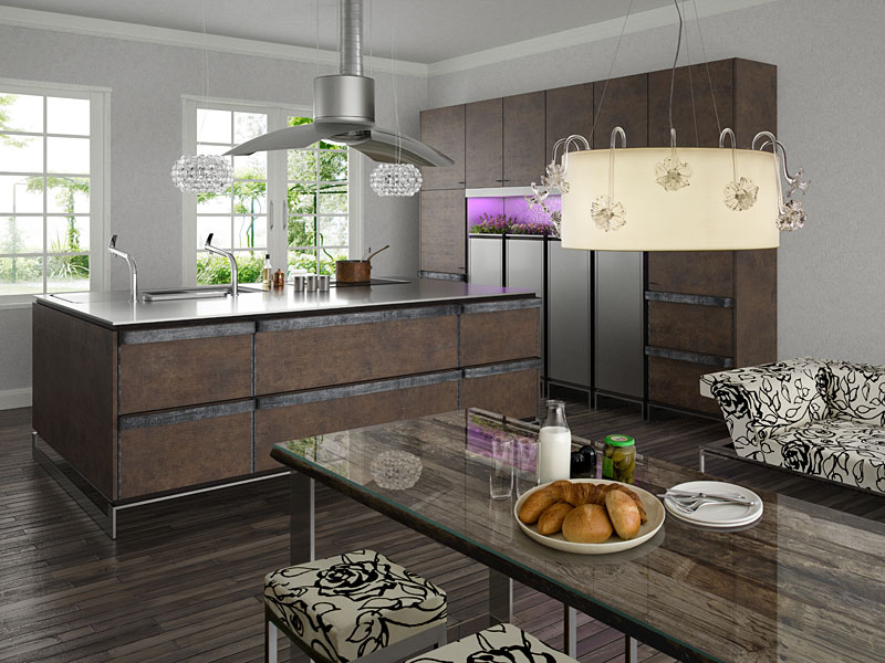 rustic contemporary kitchen cabinets
