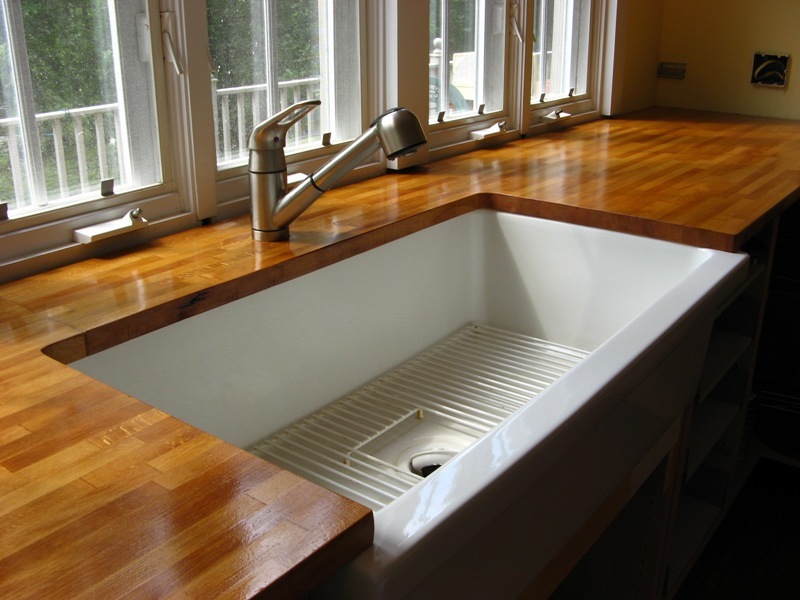 solid wood countertops