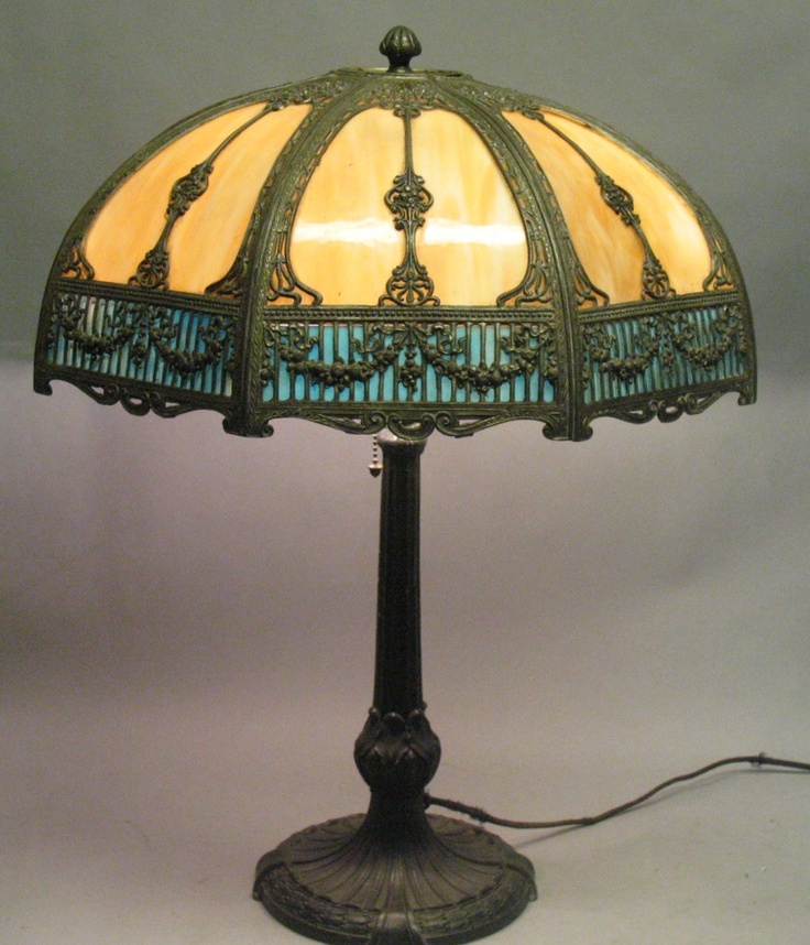stained glass bridge lamp shade
