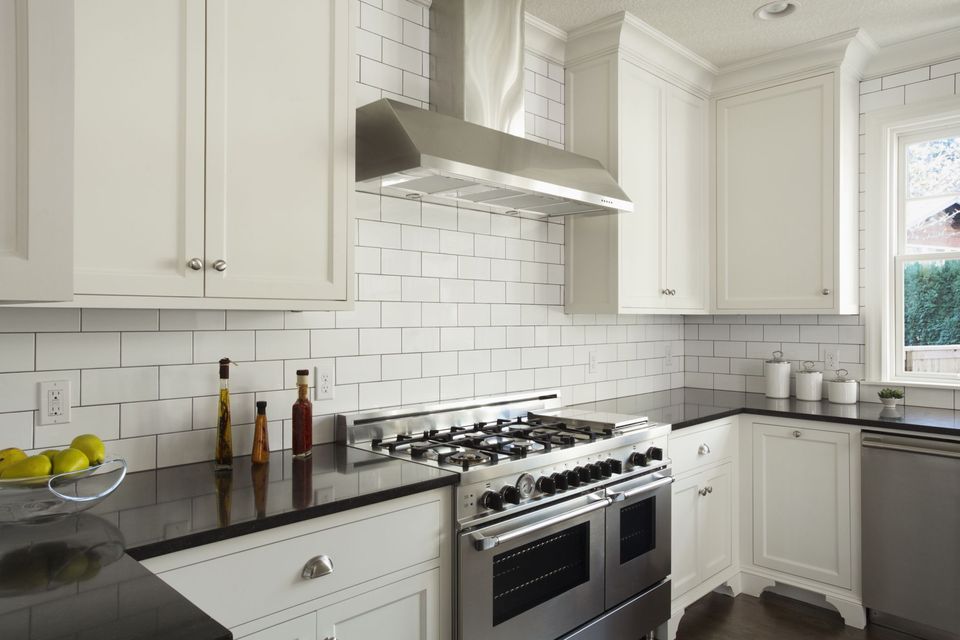 subway tile modern kitchen