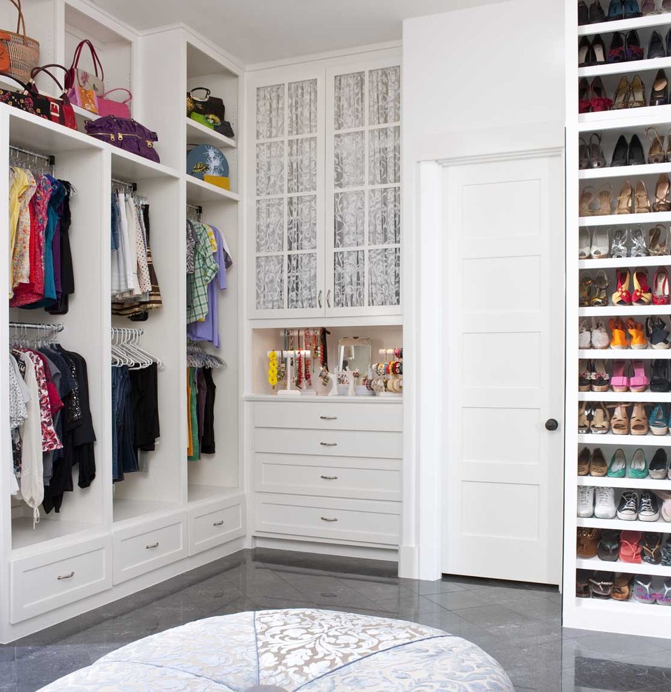 walk in closet corner ideas