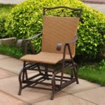 wicker patio glider furniture