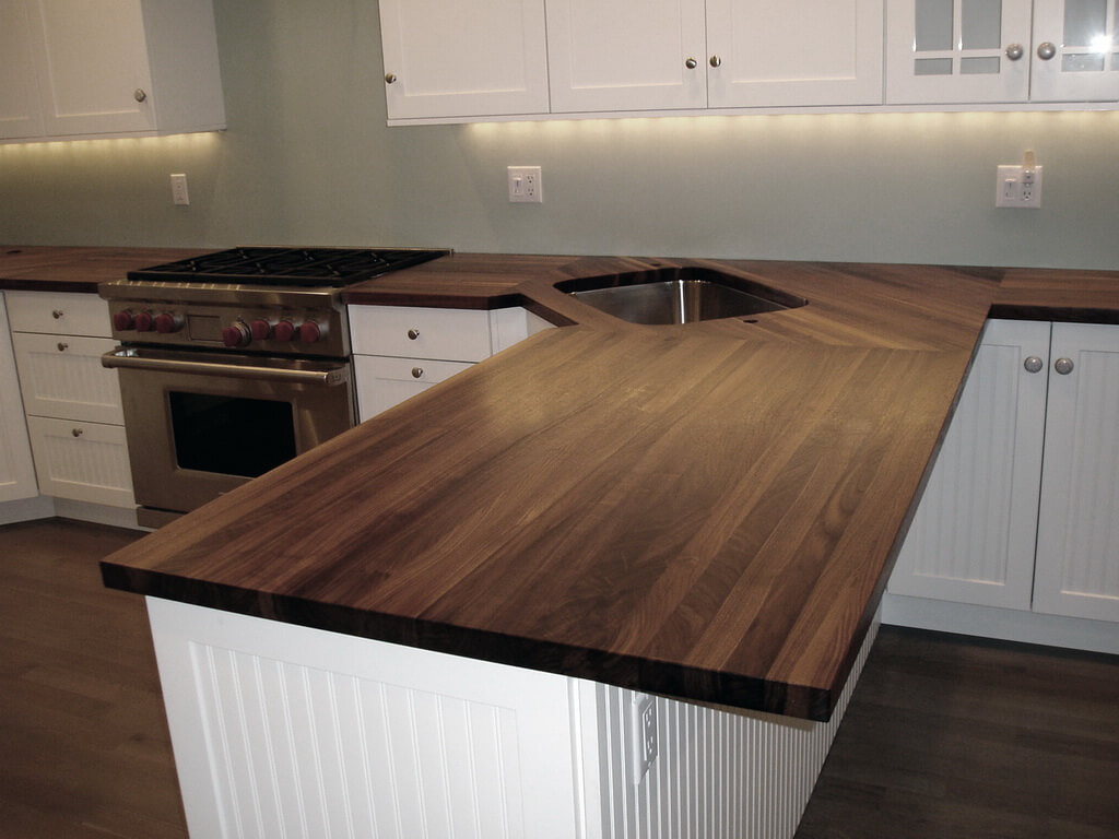 wood countertops custom